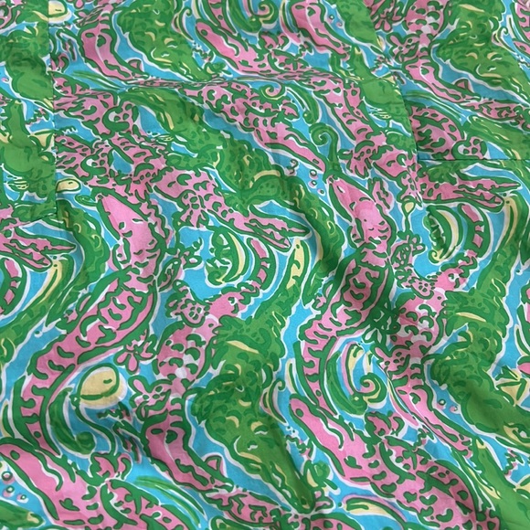 Lilly Pulitzer Alligator Print Shift Dress - Picture 5 of 11